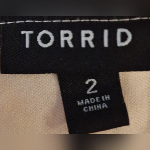 TORRID Peach Floral Midi Dress - Picture 5 of 6